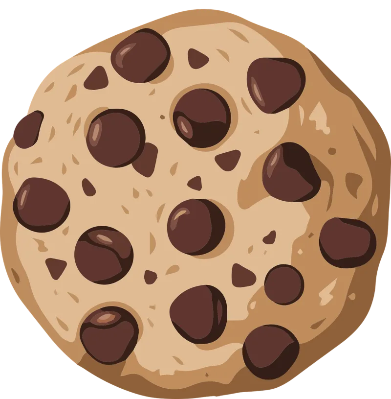 Ai generated Chocolate chip cookie Cookie Stickdatei – Essen & Trinken