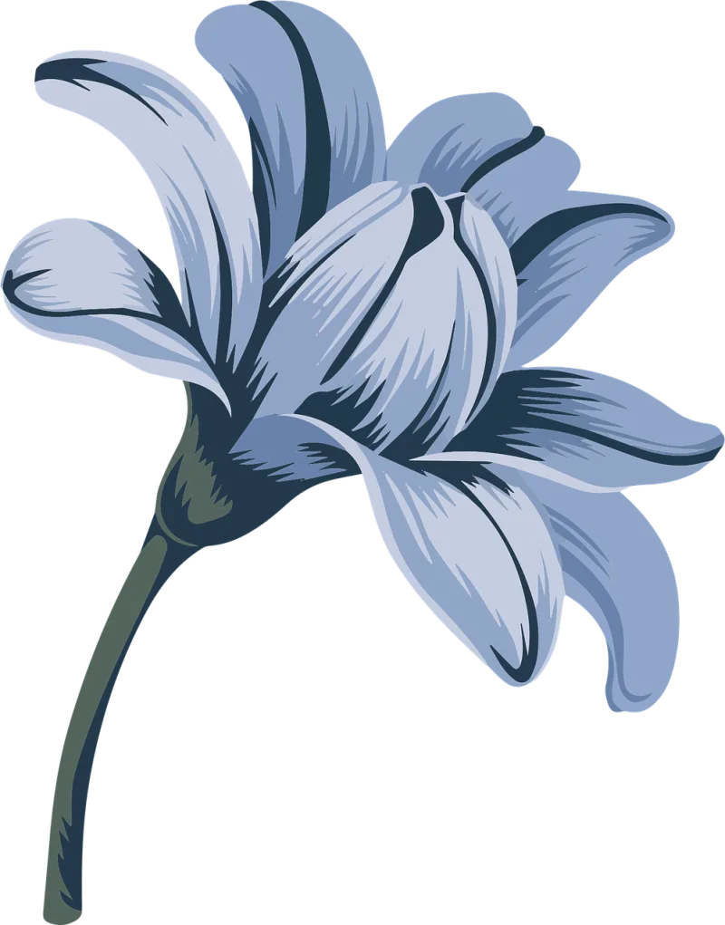 Ai generated Flower Petals Stickdatei – Blumen