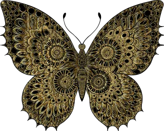 Butterfly Insect Animal Stickdatei