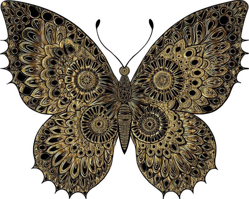 Butterfly Insect Animal Stickdatei – Tiere