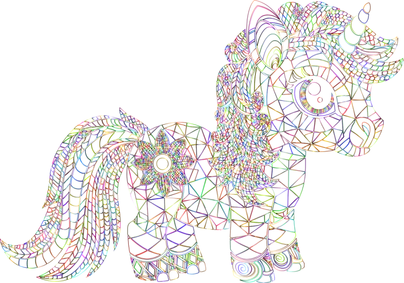 Unicorn Horse Animal Stickdatei – Kinder