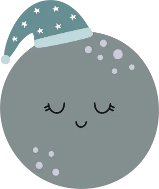 Night Night sky Moon Stickdatei