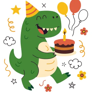 Ai generated Tyrannosaurus Dinosaur Stickdatei