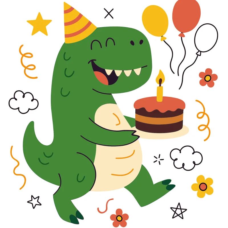 Ai generated Tyrannosaurus Dinosaur Stickdatei – Essen & Trinken