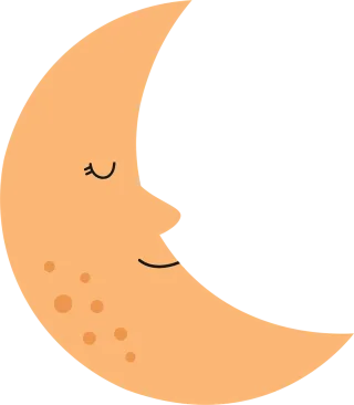 Moon Night sky Night Stickdatei