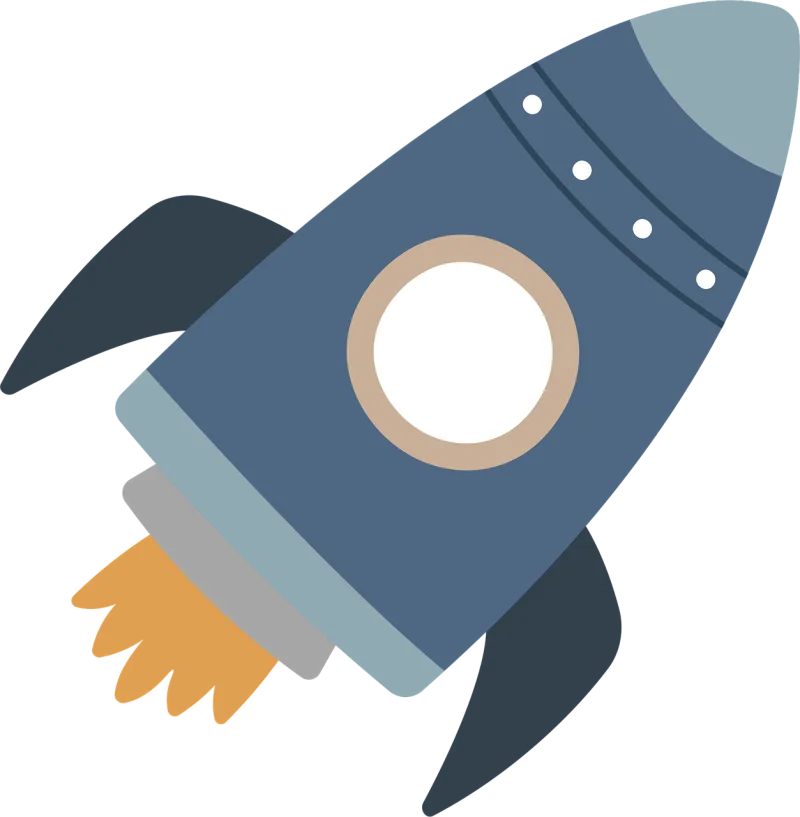 Rocket Space Spaceship Stickdatei – Kinder