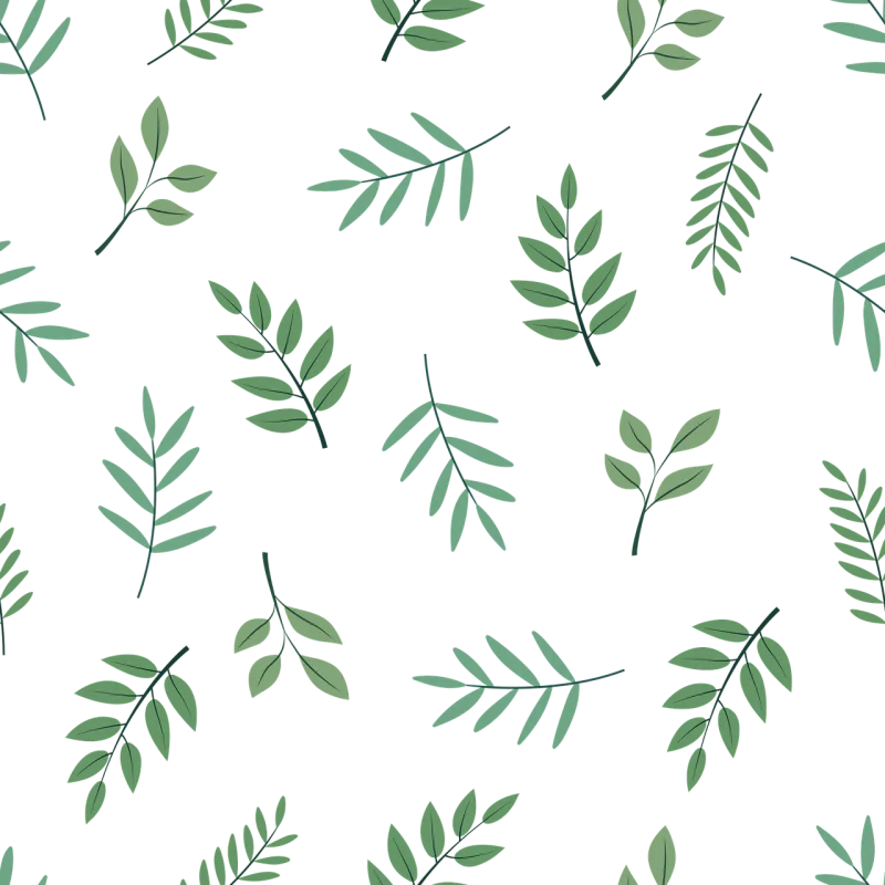 Floral Nature Leaves Stickdatei – Blumen