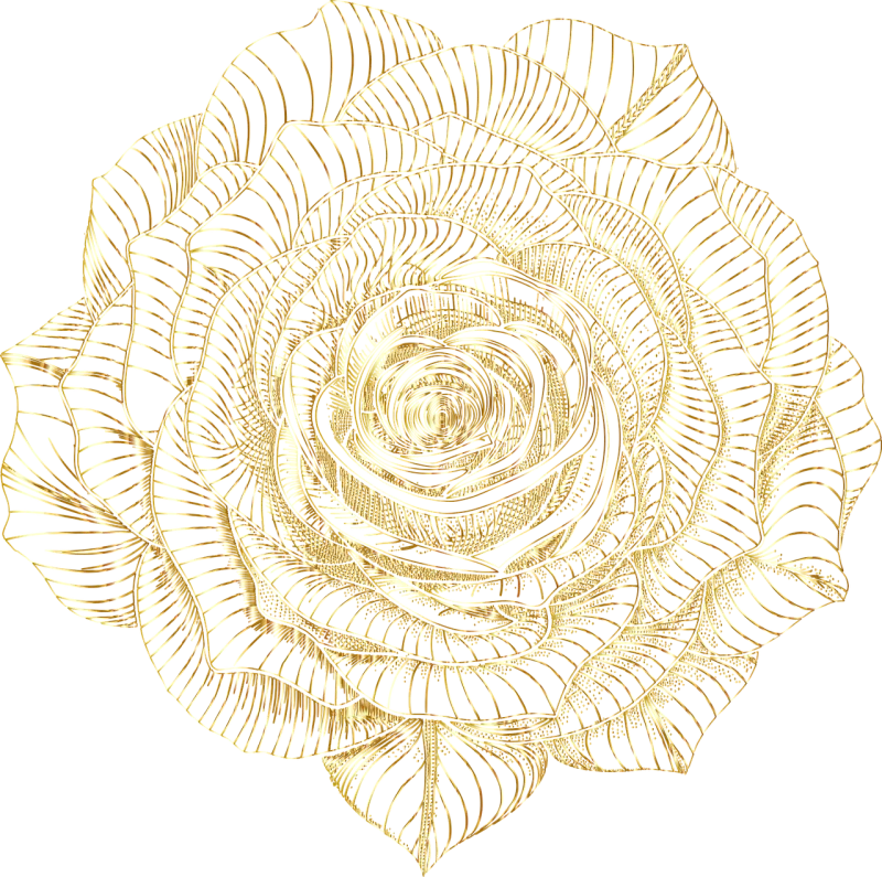 Rose Flower Plant Stickdatei – Blumen