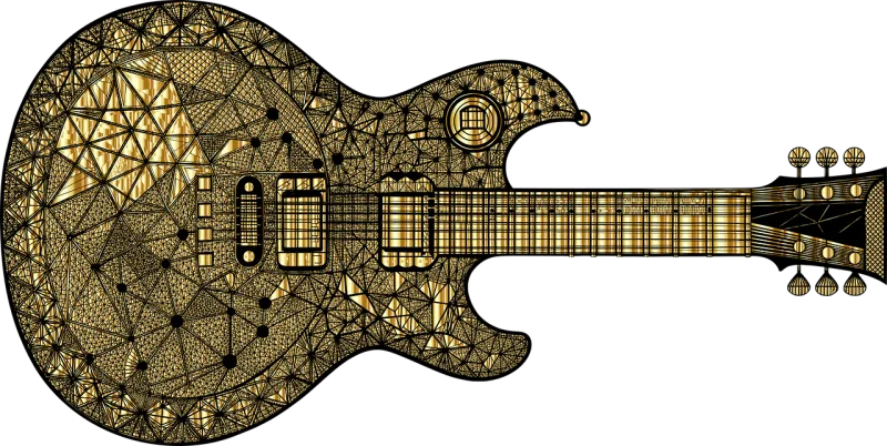 Guitar Music Musical instrument Stickdatei – Musik