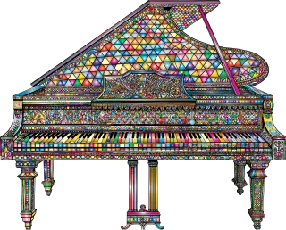 Grand piano Musical instrument Song Stickdatei