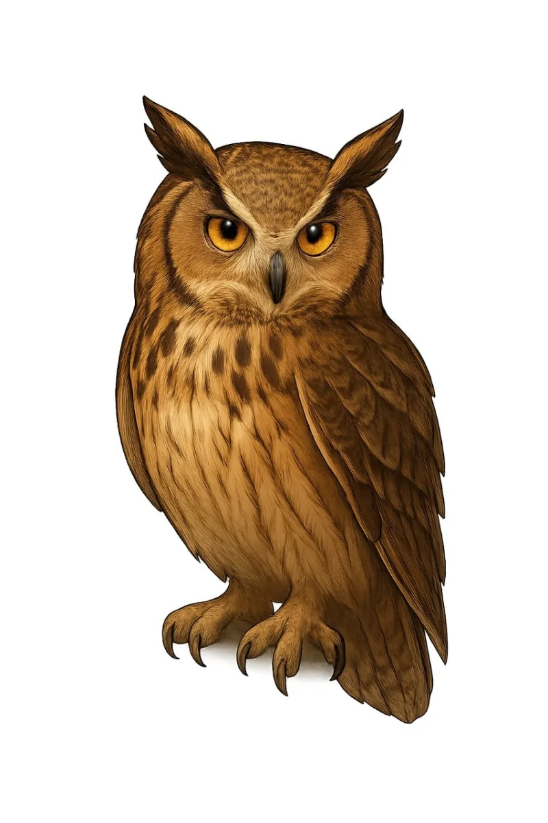 Owl Vector owl Bird of prey Stickdatei – Tiere