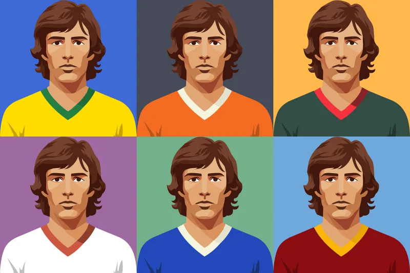 Ai generated Man Football Stickdatei – Sport