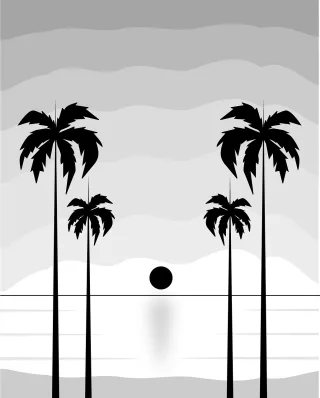 Scenery Sea Beach Stickdatei