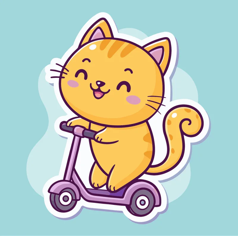 Ai generated Animal Cat Stickdatei – Tiere