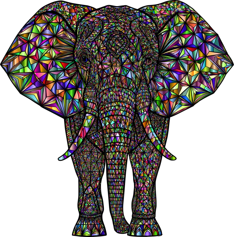 Elephant Animal Nature Stickdatei – Tiere