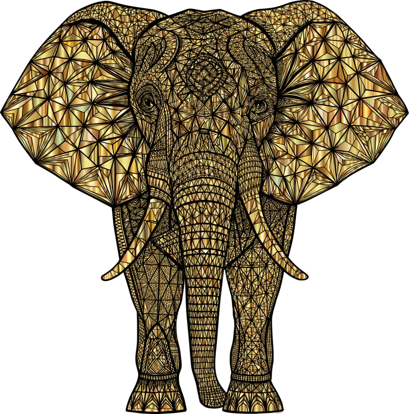 Elephant Nature Animal Stickdatei – Tiere