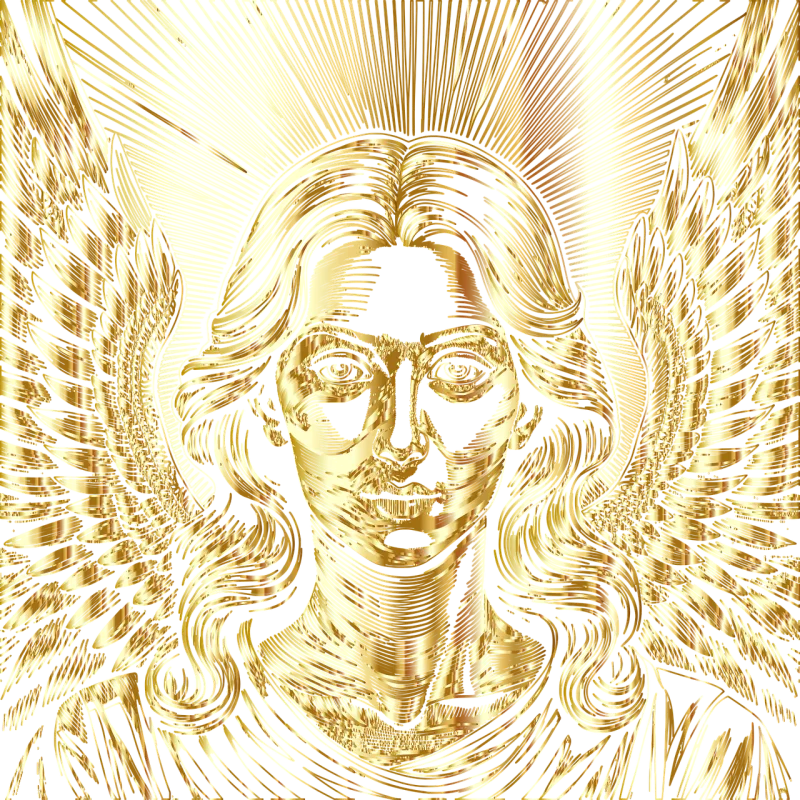 Angel Portrait Female Stickdatei – Weihnachten