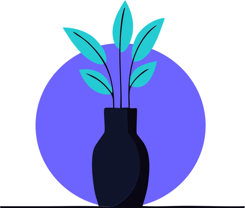 Vase Flower Flower wallpaper Stickdatei – Blumen