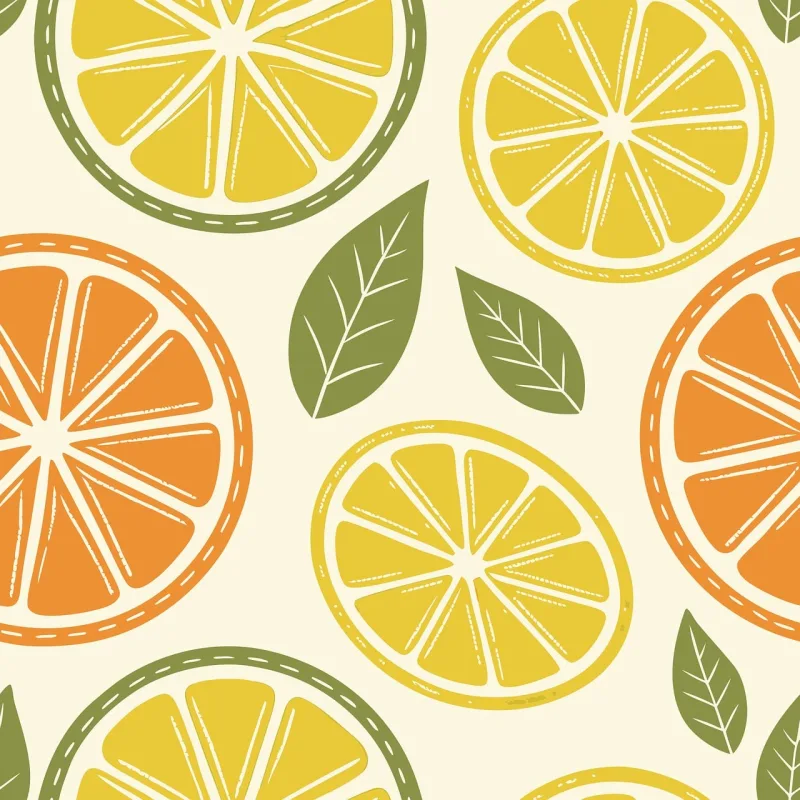 Citrus Nature Fruit Stickdatei – Essen & Trinken