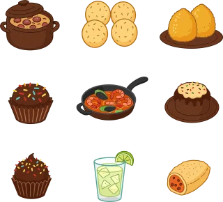 Cooking Food Meal Stickdatei
