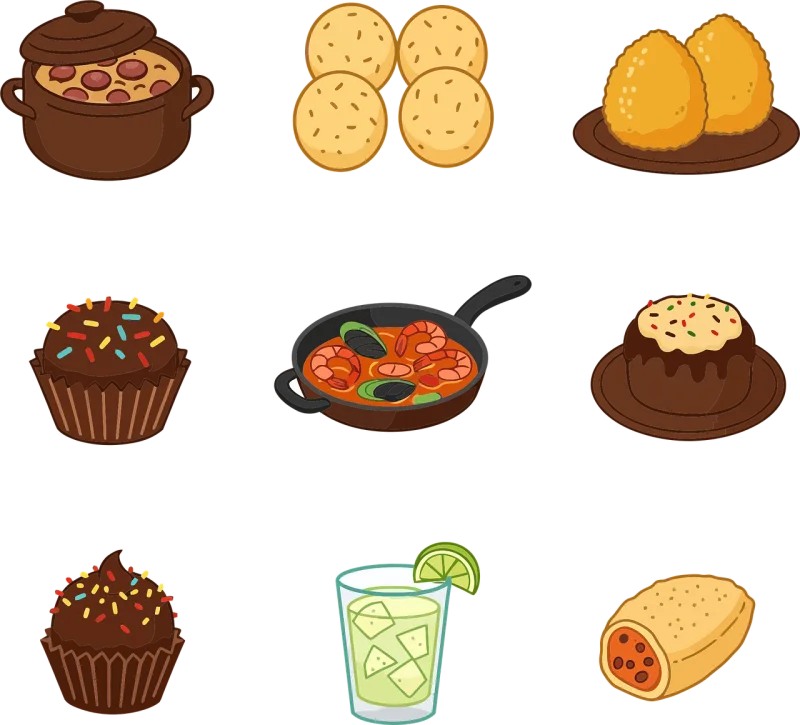 Cooking Food Meal Stickdatei – Kinder