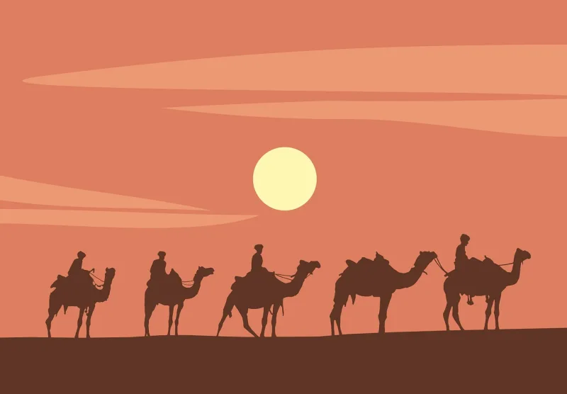 Desert Trip Patience Stickdatei – Natur