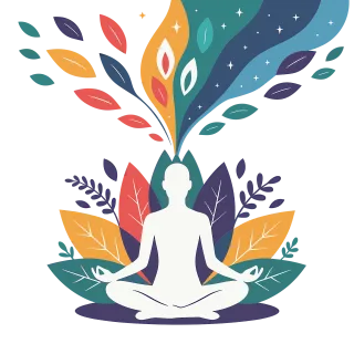 Ai generated Beautiful flowers Meditation Stickdatei