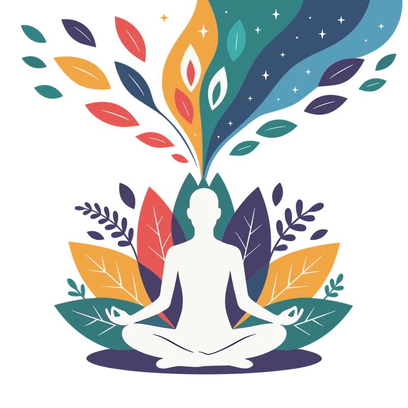 Ai generated Beautiful flowers Meditation Stickdatei – Sport