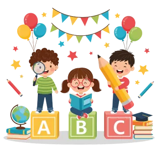 Kids School Education Stickdatei