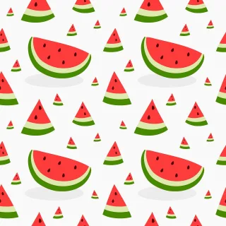 Material Watermelon Pattern Stickdatei