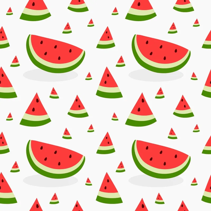 Material Watermelon Pattern Stickdatei – Essen & Trinken