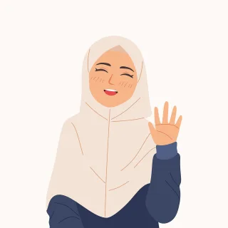 Woman Hijab Islamic Stickdatei