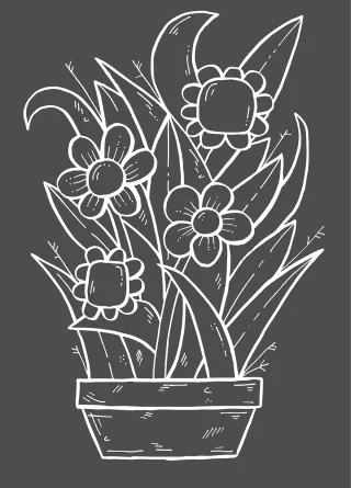 Flower Bouquet Nature Stickdatei – Blumen