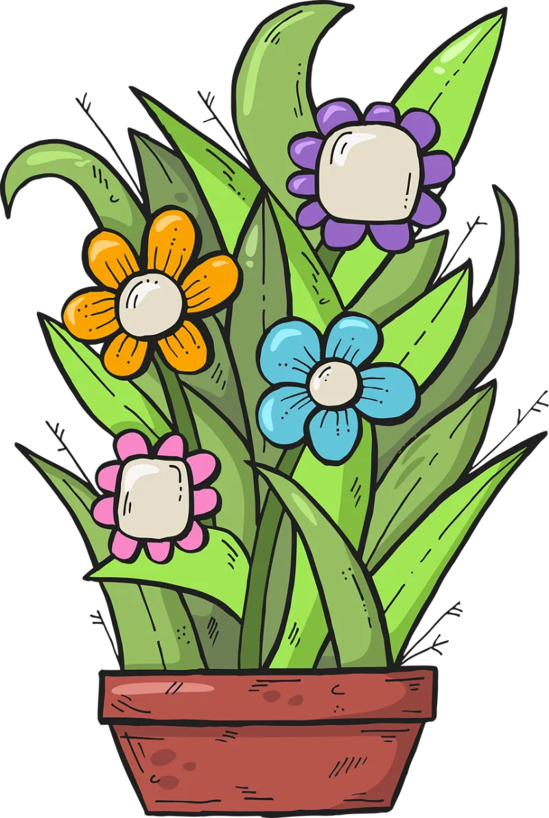 Flowers Bouquet Nature Stickdatei – Blumen