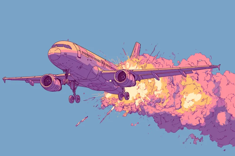 Ai generated Plane Airplane Stickdatei – Fahrzeuge