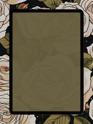 Frame Flower wallpaper Flower background Stickdatei – Blumen