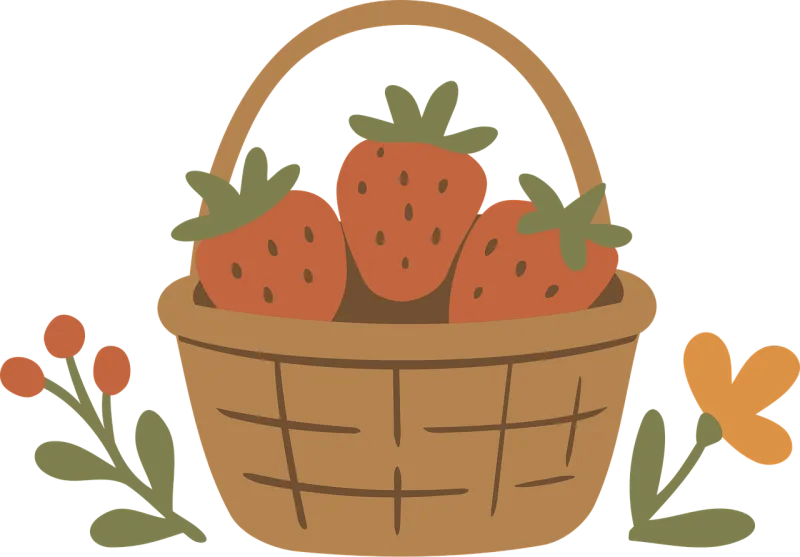 Cottagecore Garden Bucket Stickdatei – Blumen