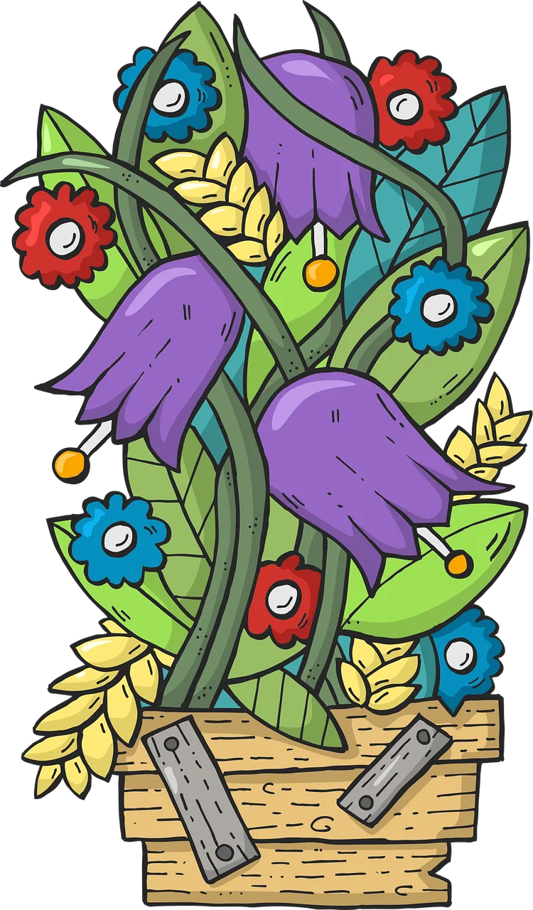 Flowers Bouquet Floral background Stickdatei – Blumen