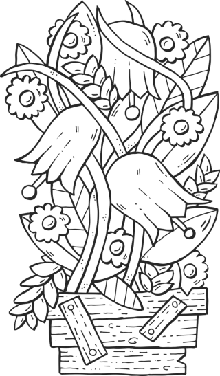 Flowers Flower background Bouquet Stickdatei – Blumen