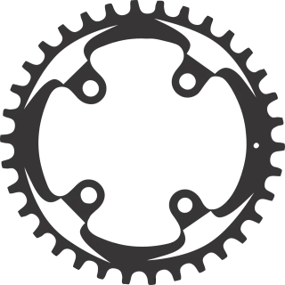 Mountain Bike Chainring Stickdatei