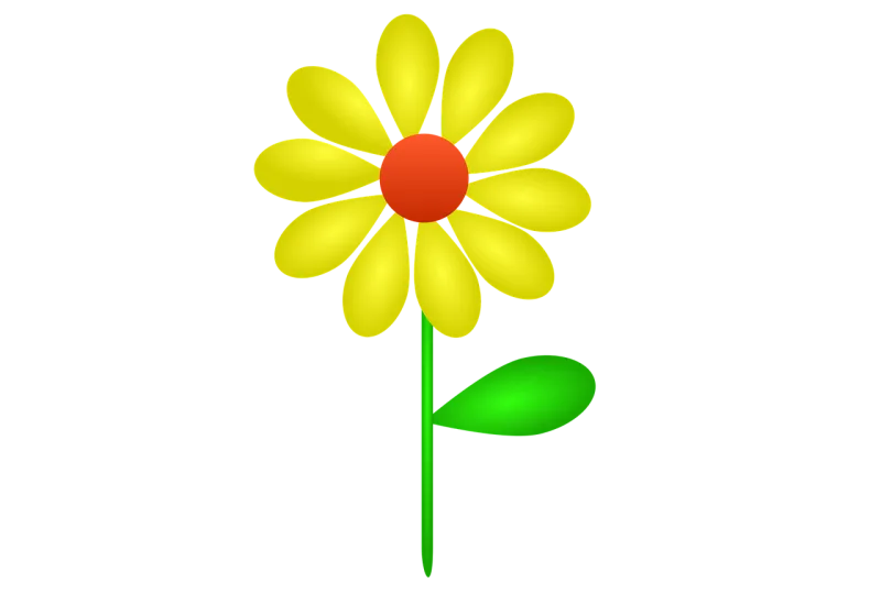Flower Daisy Nature Stickdatei – Blumen