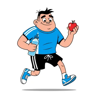 Run Sportsman Apple Stickdatei