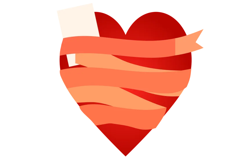 Red heart Heart Love Stickdatei – Herzen & Liebe