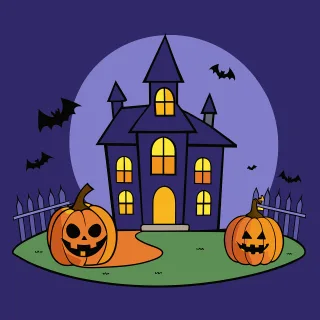 Halloween Pumpkin Spooky Stickdatei