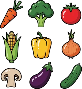 Vegetables Food Healthy Stickdatei