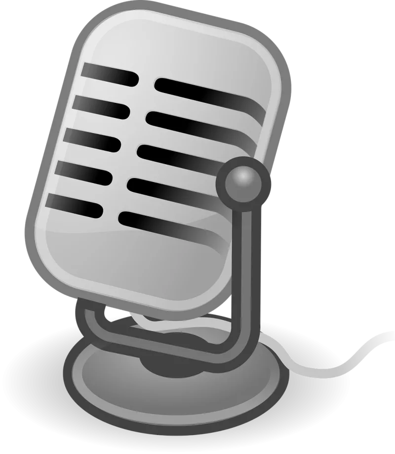 Microphone Speech Music Stickdatei – Musik