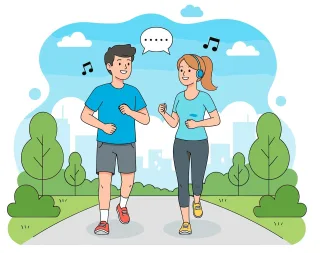 Jogging Running Fitness Stickdatei