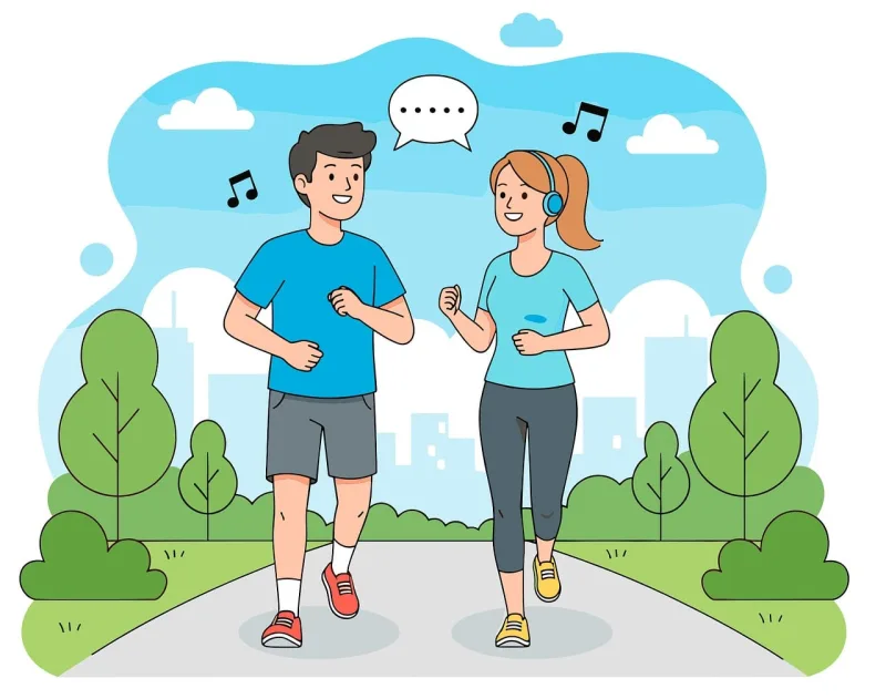 Jogging Running Fitness Stickdatei – Musik