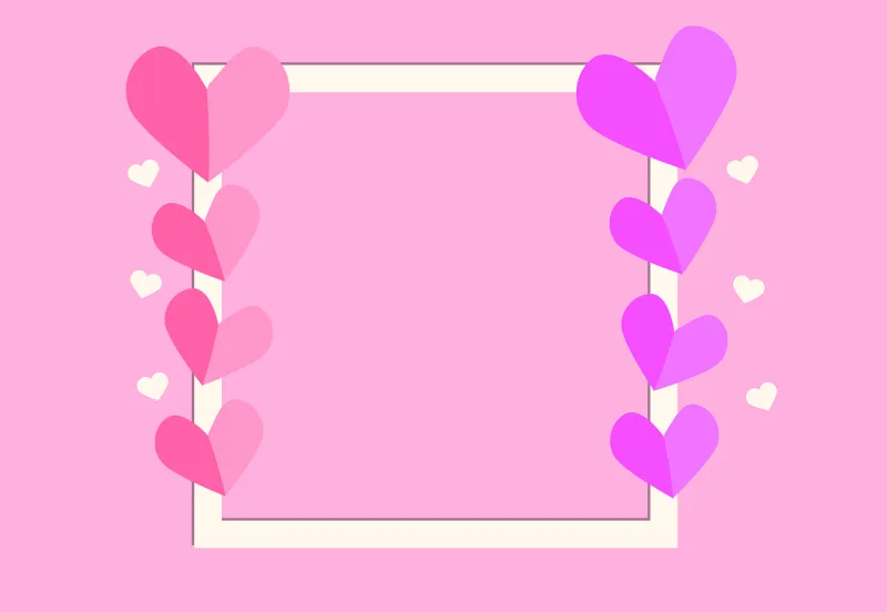 Love card Hearts Design Stickdatei – Herzen & Liebe