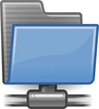 Icon Folder Network Stickdatei